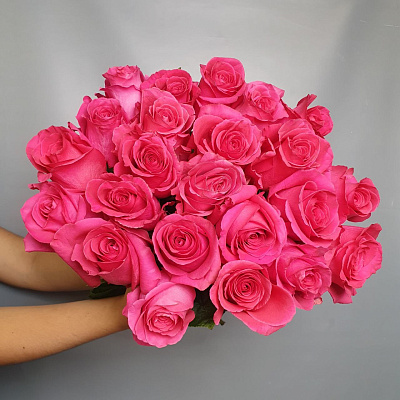 Роза 50 см розовая. 